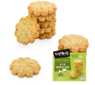 Petits sablés à la persillade