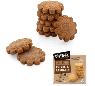 Petits sablés poivre & sarrasin