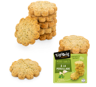 Petits sablés à la persillade