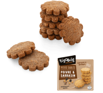 Petits sablés poivre & sarrasin